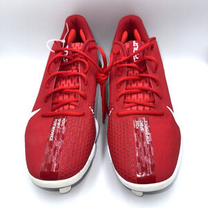 Nike Force Zoom Mike Trout 7 Red Baseball Cleats Metal CQ7224-600 Men Sz 14